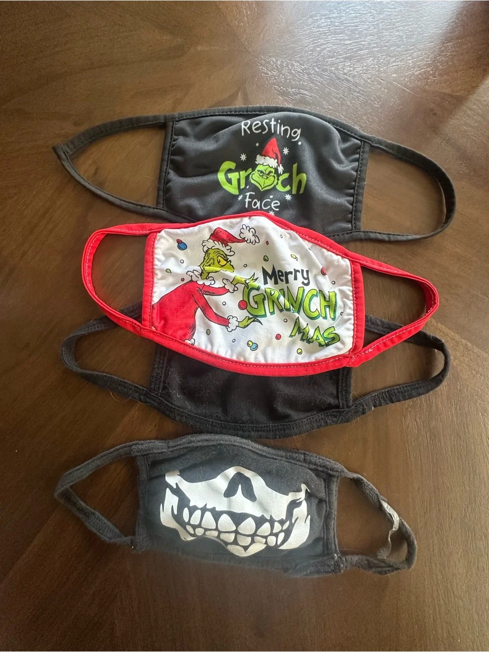 Set of 4 Face Mask - Holiday Designs